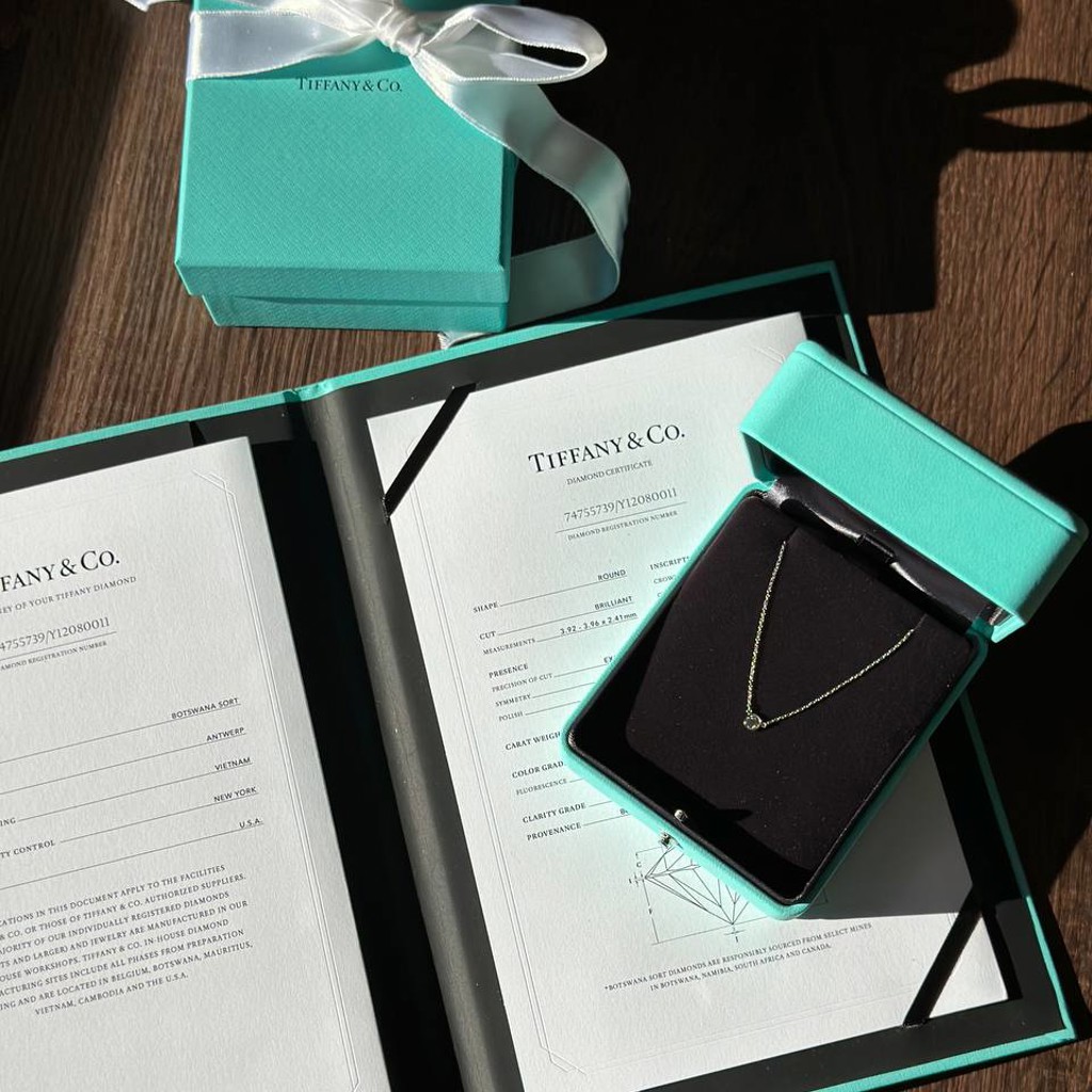 Цепочка с бриллиантом Tiffany&Co.