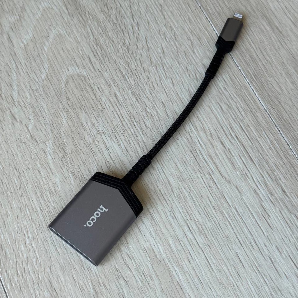Переходник Hoco lightning / SD / micro SD