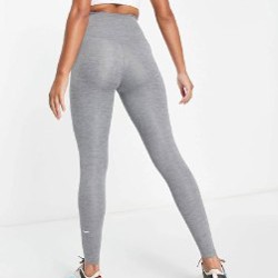 Nike One Dri-FIT серые леггинсы - фото 4
