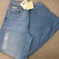 Calvin Klein High Rise Flared чёрные джинсы - фото 3