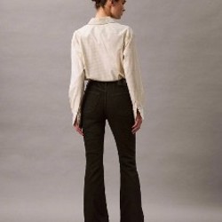 Calvin Klein High Rise Flared чёрные джинсы - фото 6