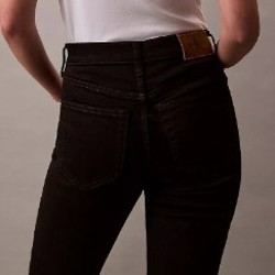 Calvin Klein High Rise Flared чёрные джинсы - фото 7
