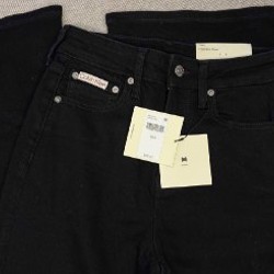 Calvin Klein High Rise Flared чёрные джинсы - фото 10