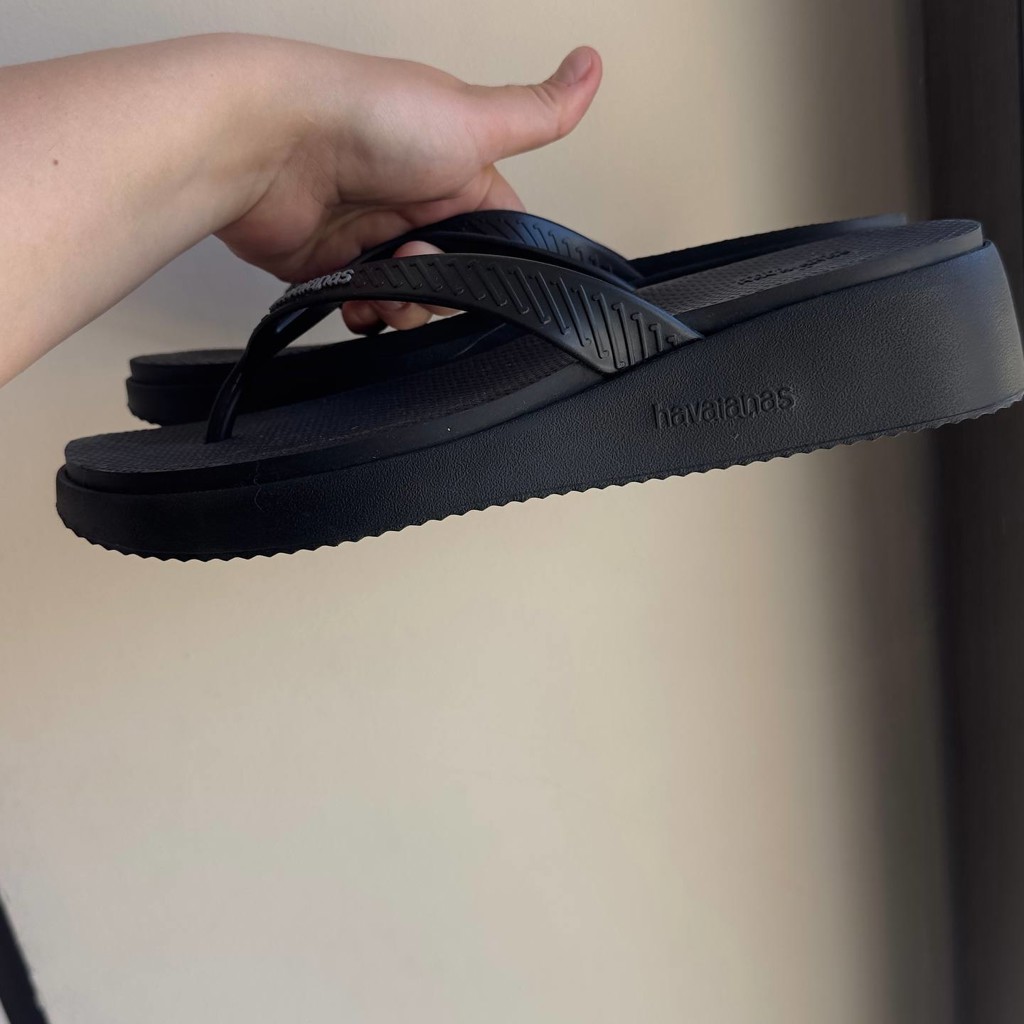 Сандали вьетнамки на платформе ZARA + HAVAIANAS