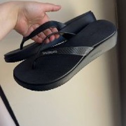 Сандали вьетнамки на платформе ZARA + HAVAIANAS - фото 2