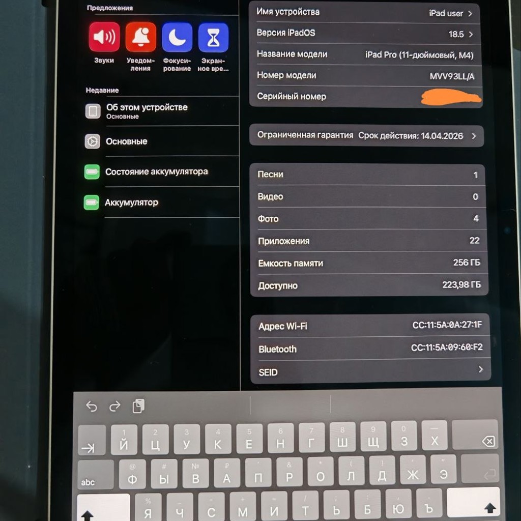 IPad Pro m4 256ГБ