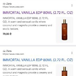 Zara Immortal Vanilla EDP - фото 3