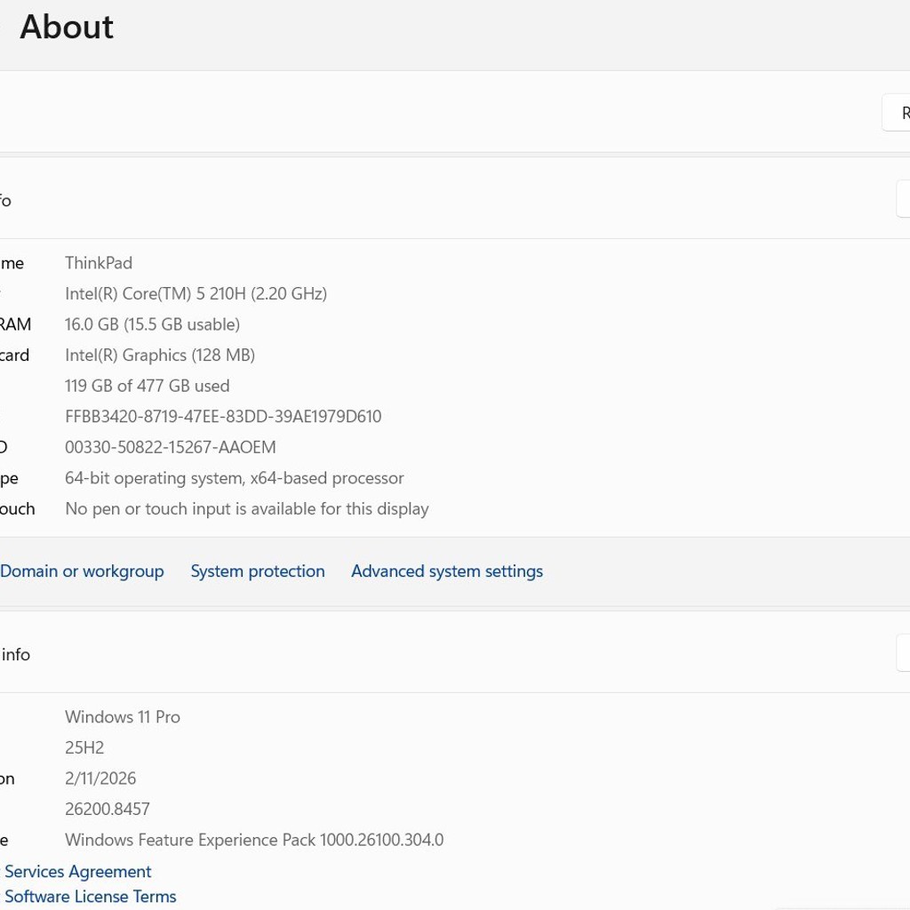 Lenovo Thinkpad E14 G7