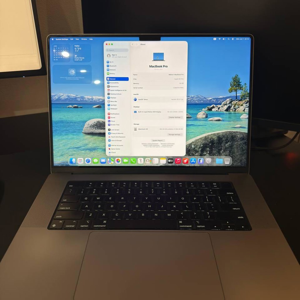MacBook Pro M1 16' 16/512