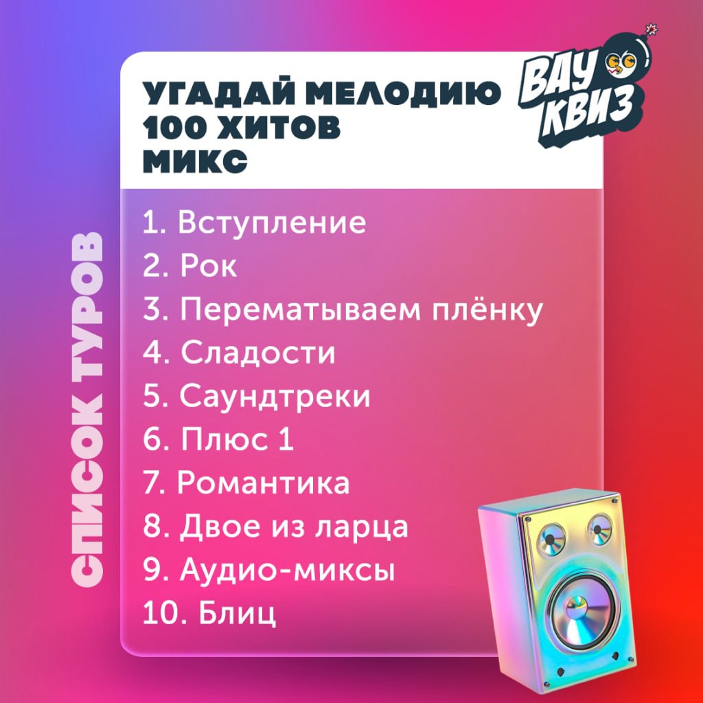 Угадай мелодию