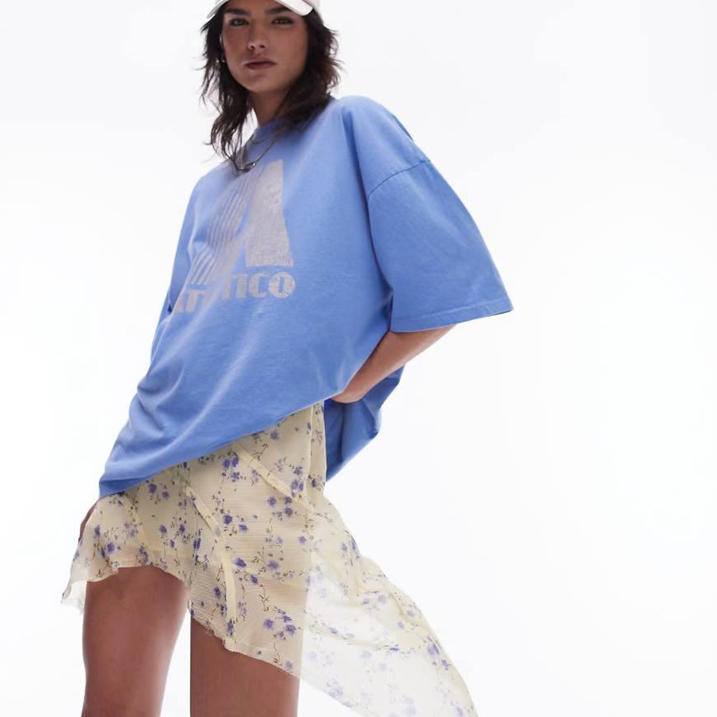 Юбка Topshop Asymmetric Skirt