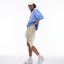 Юбка Topshop Asymmetric Skirt - фото 2