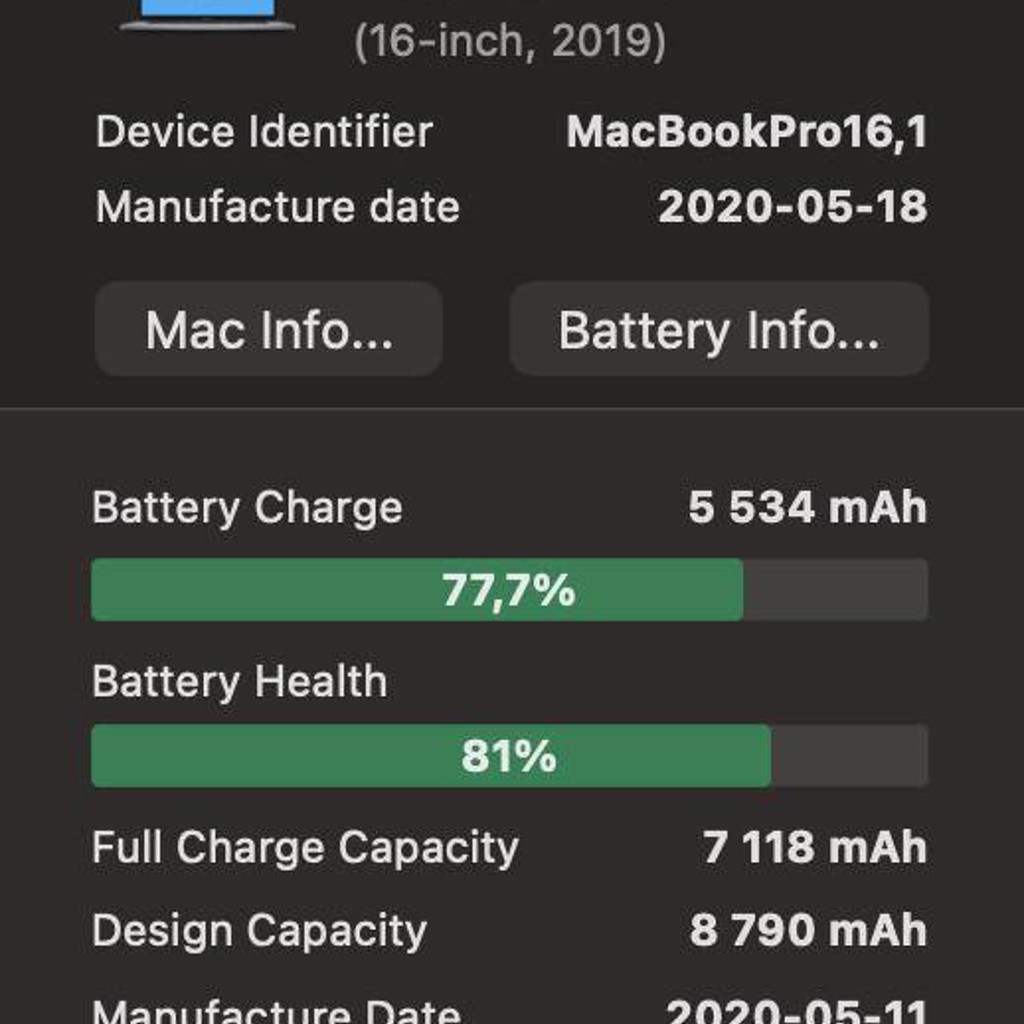 MacBook Pro 16' 2019