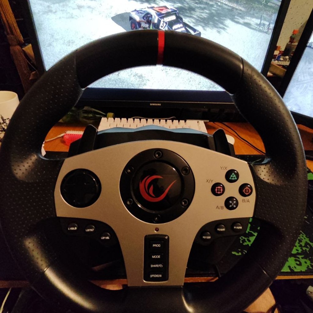 Игровой руль Rampage v902