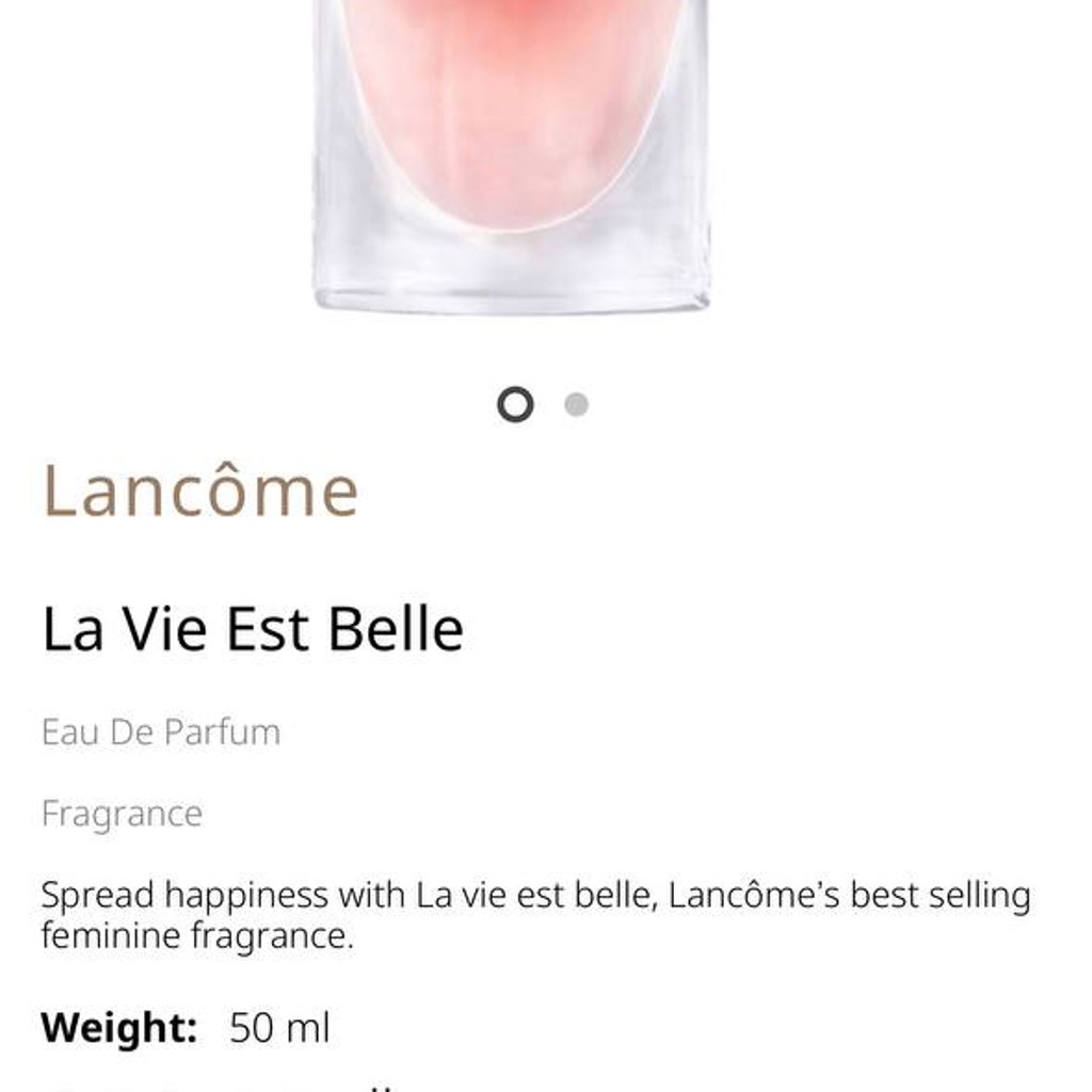 Духи Lancome la vie est belle