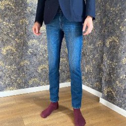Джинсы Mustang Oregon Tapered Синие - фото 1
