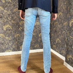 Джинсы Mustang Oregon Tapered Синие - фото 4