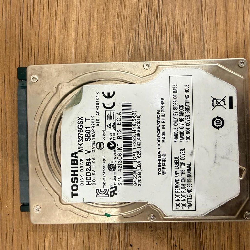 Жёсткий диск Toshiba 320GB