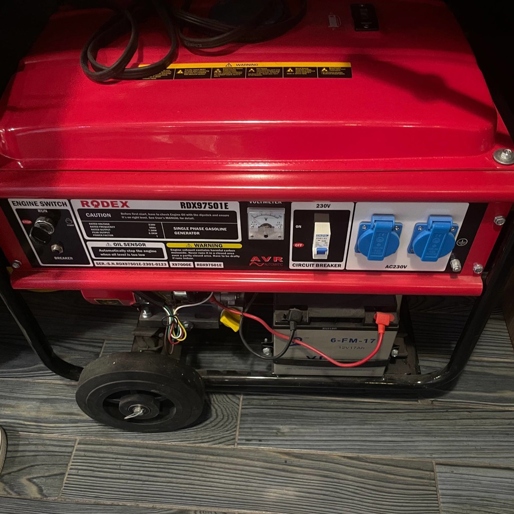 Бензиновый генератор RODEX RDX97501E