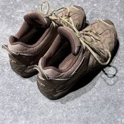 Salomon vintage suede gore-tex hiking shoes - фото 3