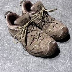 Salomon vintage suede gore-tex hiking shoes - фото 5