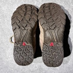 Salomon vintage suede gore-tex hiking shoes - фото 6