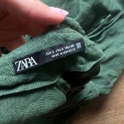 Платье молочное с поясом М Zara - фото 7