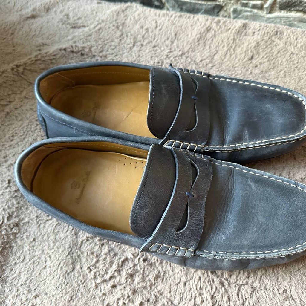 Кожаные мокасины Massimo Dutti