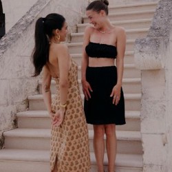 Черная льняная юбка J.Crew - фото 9