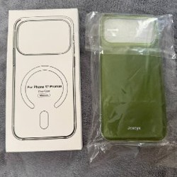 Чехол зеленый для iPhone 17 Pro Max - фото 1