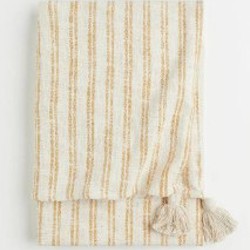 Плед H&M Home с кисточками - фото 3
