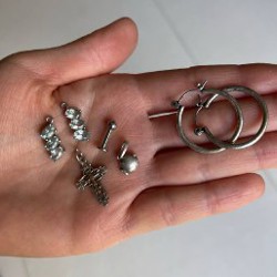 Серьги гвоздики - фото 2