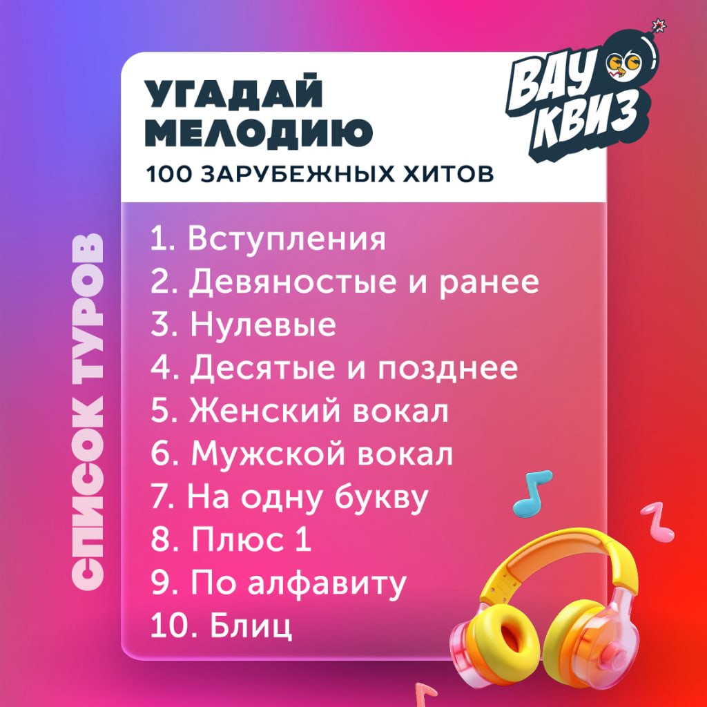 Угадай мелодию