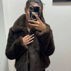 Шуба тедди ZARA шоколадного цвета - фото 5