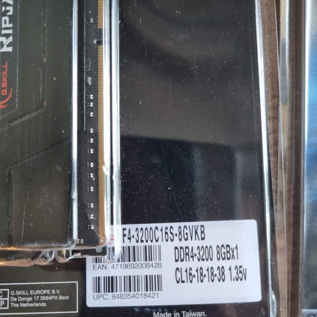 DDR4 gskill 16Gb(2x8)3200MHz