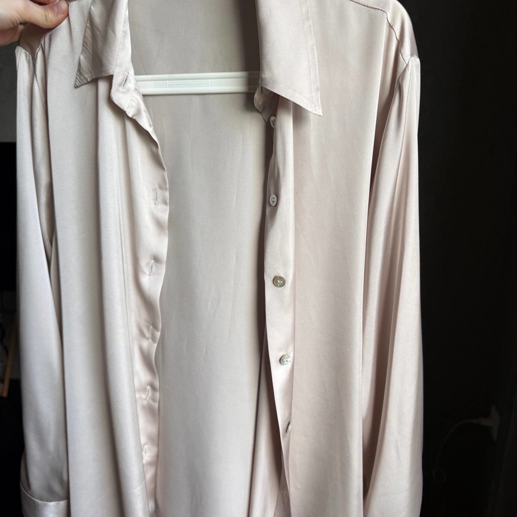 Кремовая рубашка Zara
