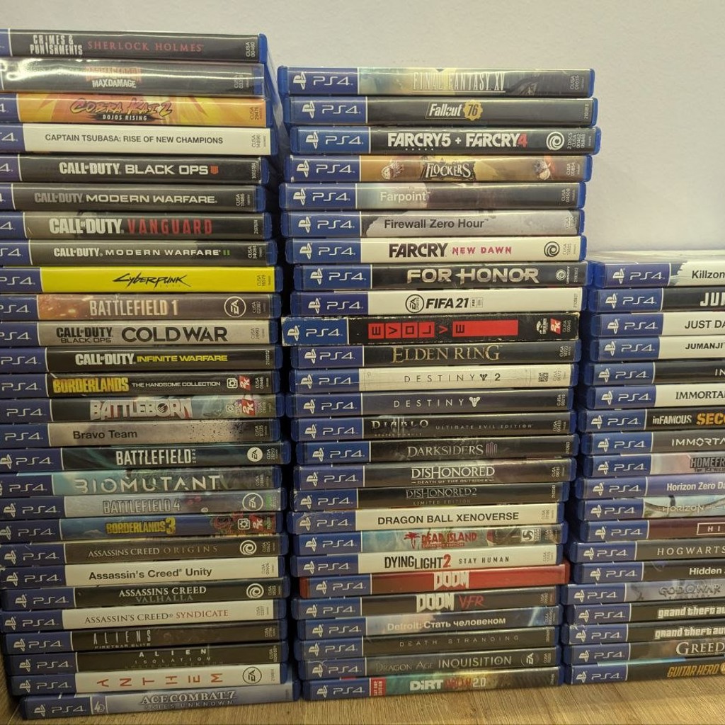 Игровые диски для PlayStation 4