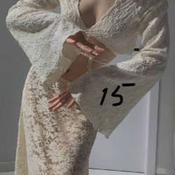 Вязаная кофта горчичного цвета - фото 6
