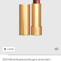 Помада Gucci rouge a levres satin 203 mildred rosewood - фото 6