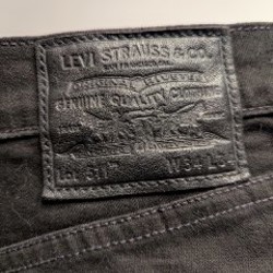Чёрные джинсы Levi's 511 Slim - фото 3