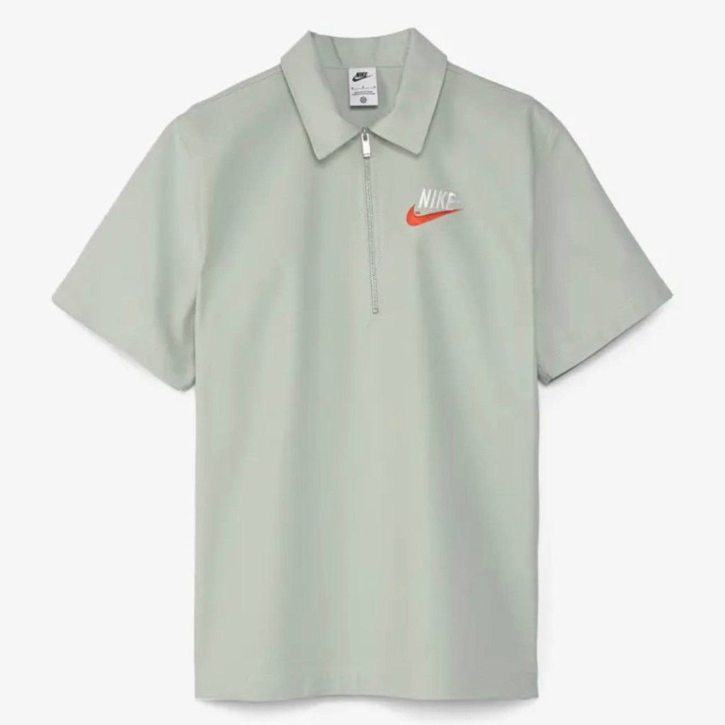 Nike half zip оверсайз поло L