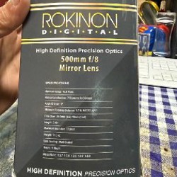 Объектив Rokinon 500мм - фото 4