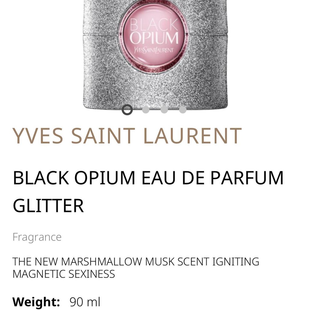 Духи Black Opium Glitter