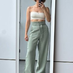 Льняные брюки Lime - фото 2