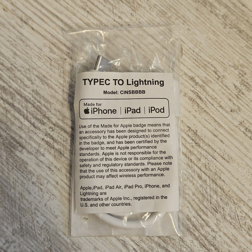 Кабель type-c - lightning