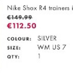 Кроссовки Nike Shox R4 - фото 5