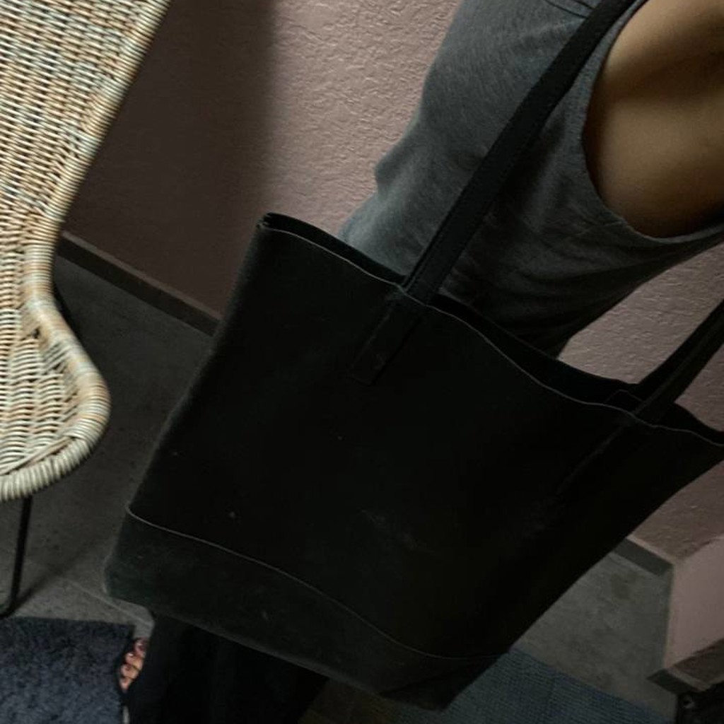 Кожаный шопер Unique Fabric