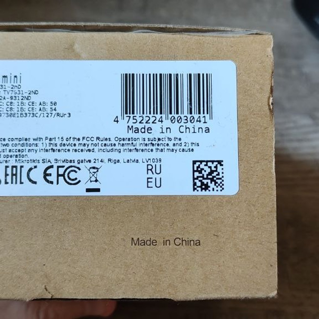 Роутер MikroTik hAP mini RB931-2nD