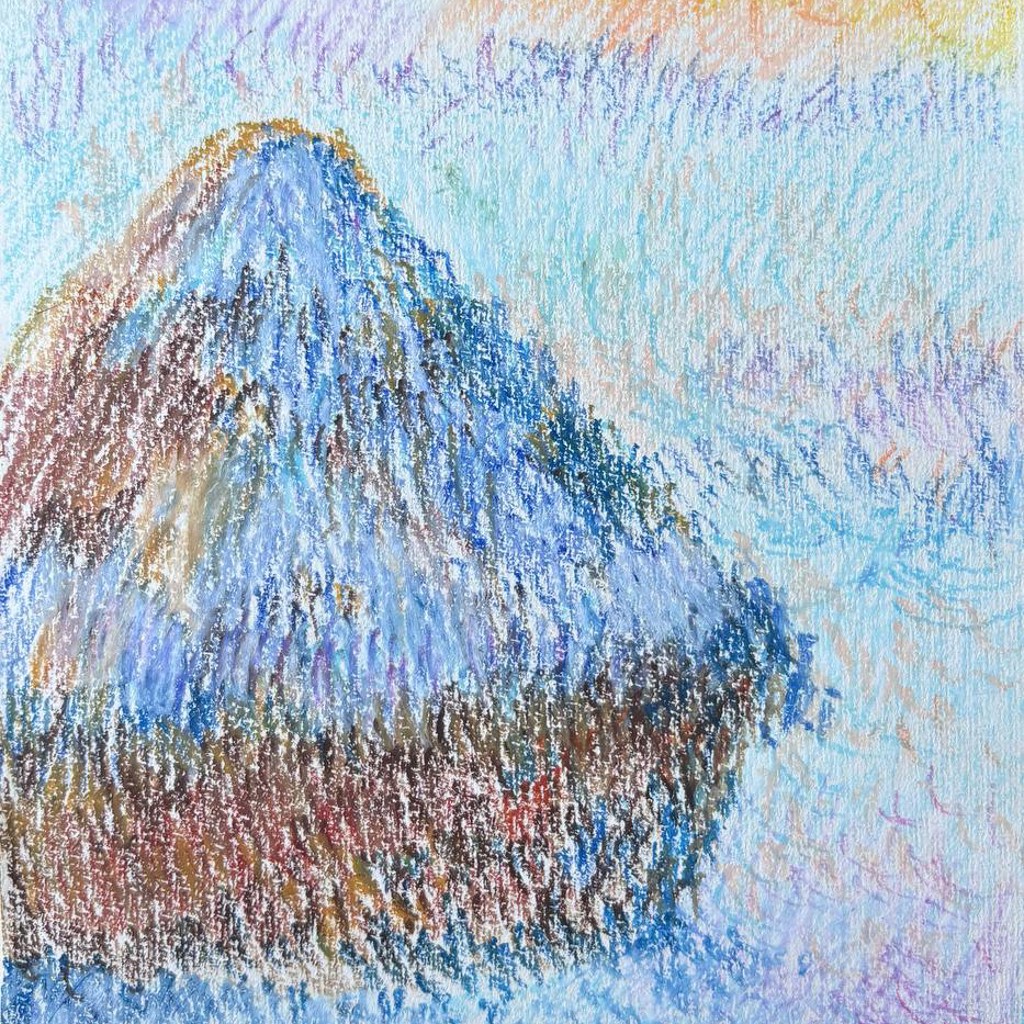 Рисунки масляной пастелью