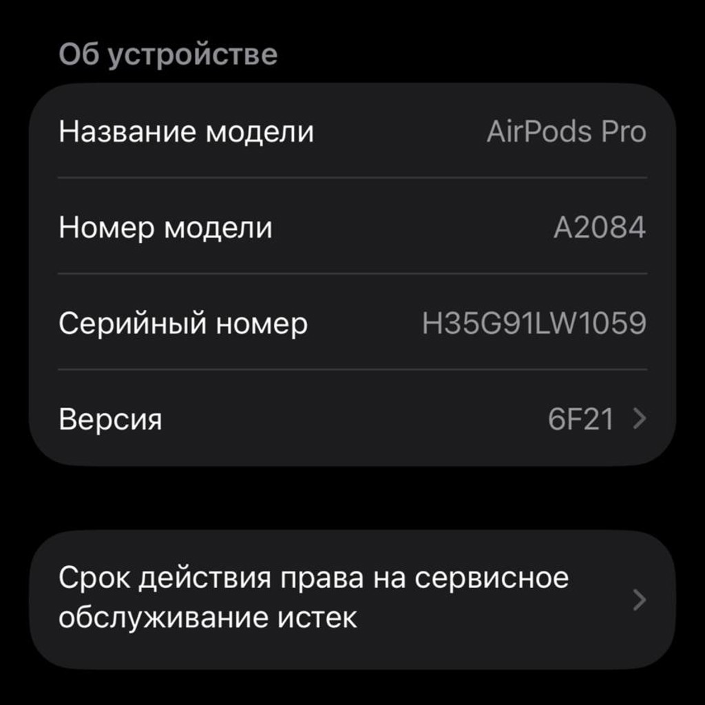 Наушники AirPods Pro